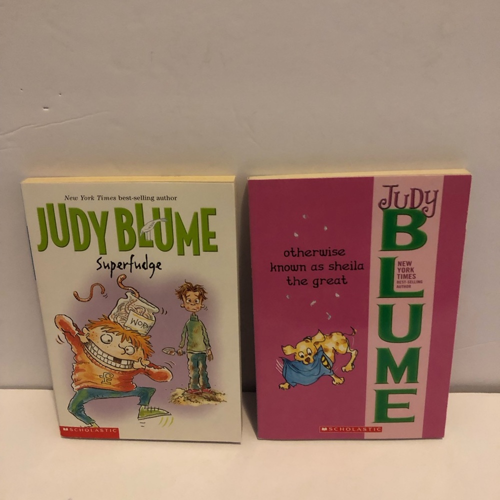 Judy Blume Superfudge and Otherwise Known As Sheila The Great Paperback
